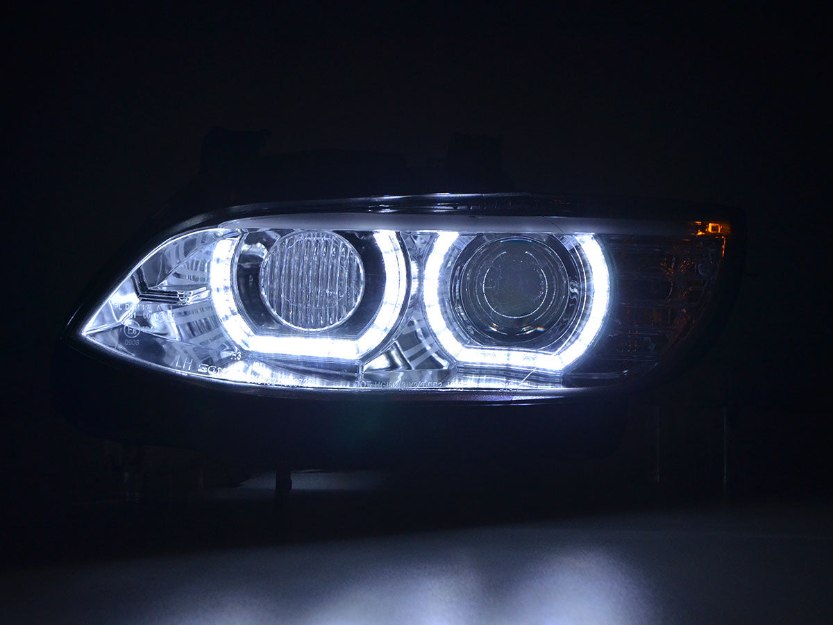 Scheinwerfer Set Xenon Daylight LED Tagfahrlicht BMW 3er E92/E93 06-10 chrom Scheinwerfer Set Xenon Daylight LED Tagfahrlicht BMW 3er E92/E93 06-10 chrom